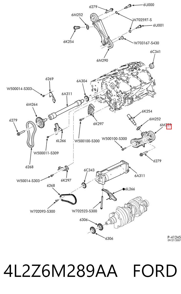 Łańcuch rozrządu, zestaw do Ford Explorer U2