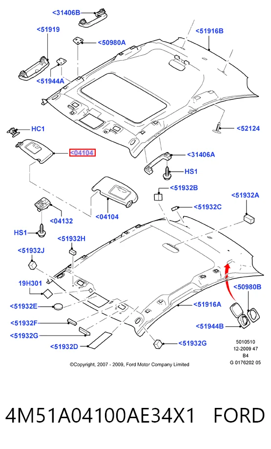 Osłona przeciwsłoneczna Ford Focus II sedana (DB, FCH, DH) (2005 - 2011) cena, od 47,74 USD