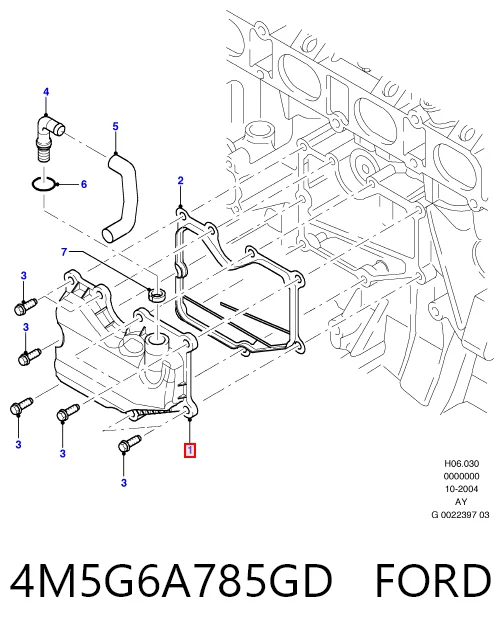 4M5G6A785GD Ford Kolektor ssący