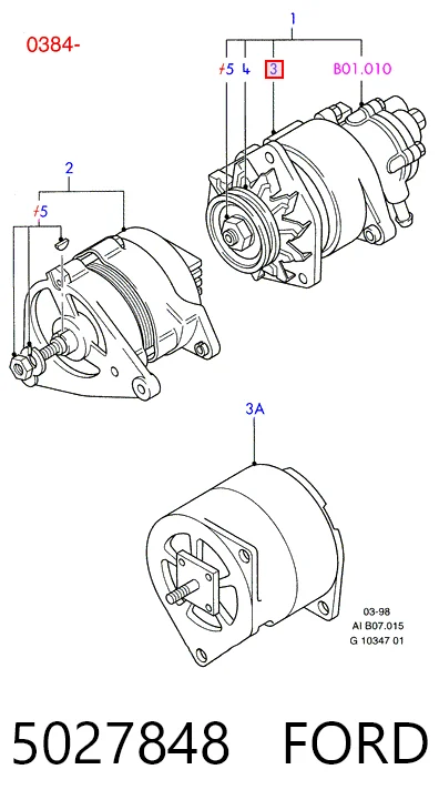 5027848 Ford Alternator