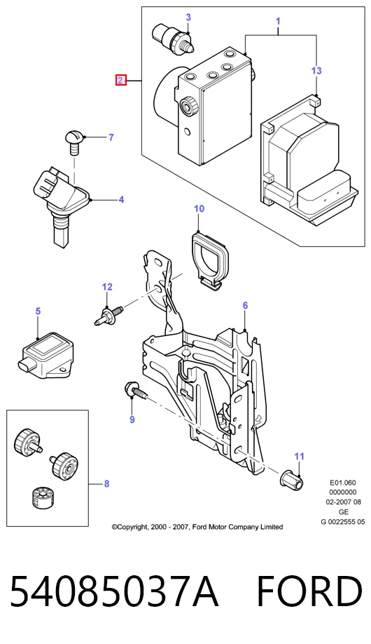 Do koszyka Sterownik ABS  hydrauliczny Ford Mondeo IV CA2