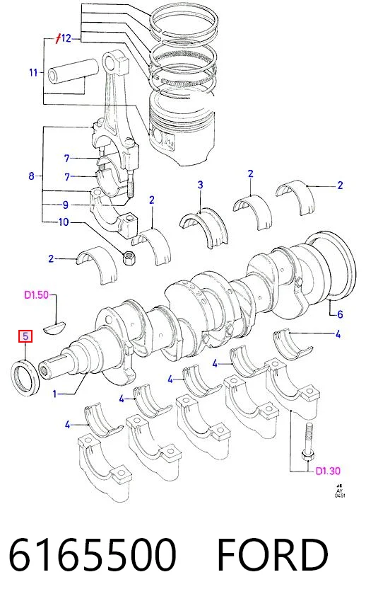 Uszczelniacz wałka rozrządu silnika Peugeot 205 I hatchback (741A, C) (1983 - 1987) cena, od 6,99 USD