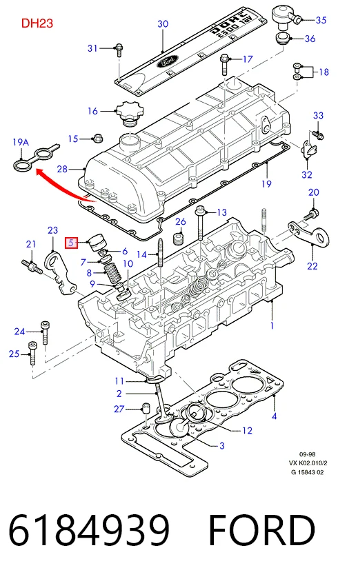Kompensator hydrauliczny (popychacz hydrauliczny), popychacz zaworu Ford Transit IV awangarda (E) (1994 - 2000) cena, od 14,45 USD