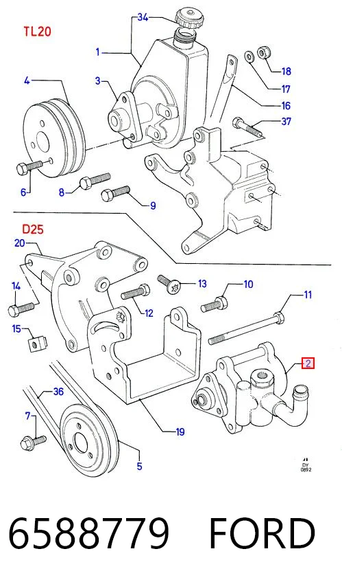 Do koszyka Pompa wspomagania hydraulicznego kierownicy Ford Escort V GAL