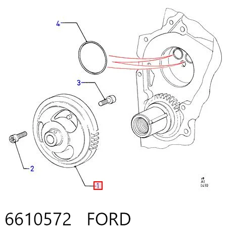 6610572 Ford Pompa oleju