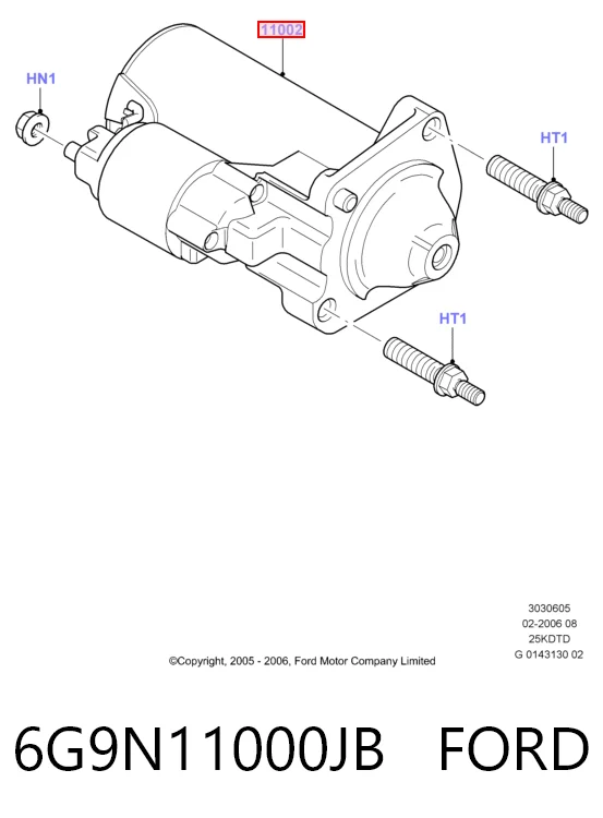 6G9N11000JB Ford