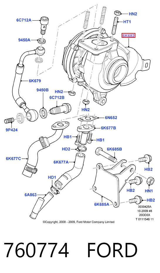 760774 Ford Turbina