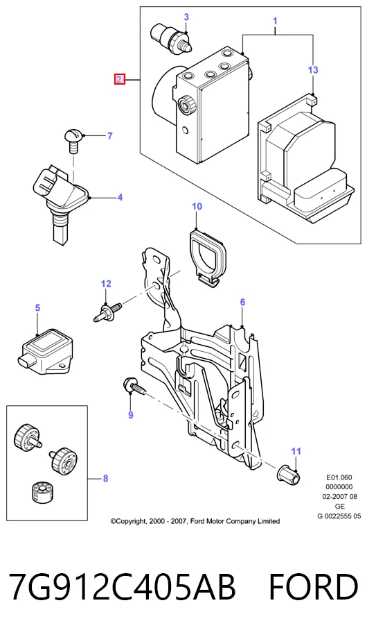  Sterownik ABS  hydrauliczny Ford Mondeo 4