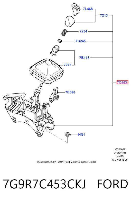 Mechanizm zmiany biegów (cięgno) do Ford Mondeo IV CA2