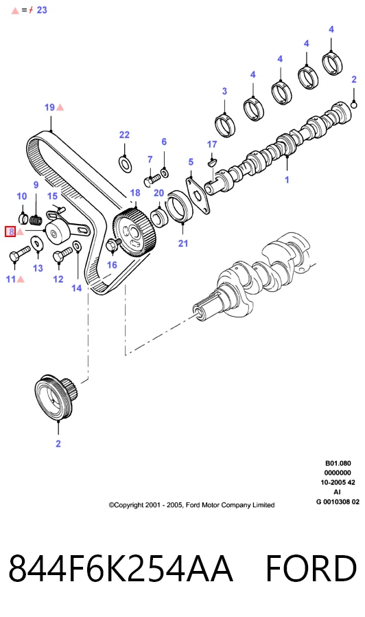844F6K254AA Ford