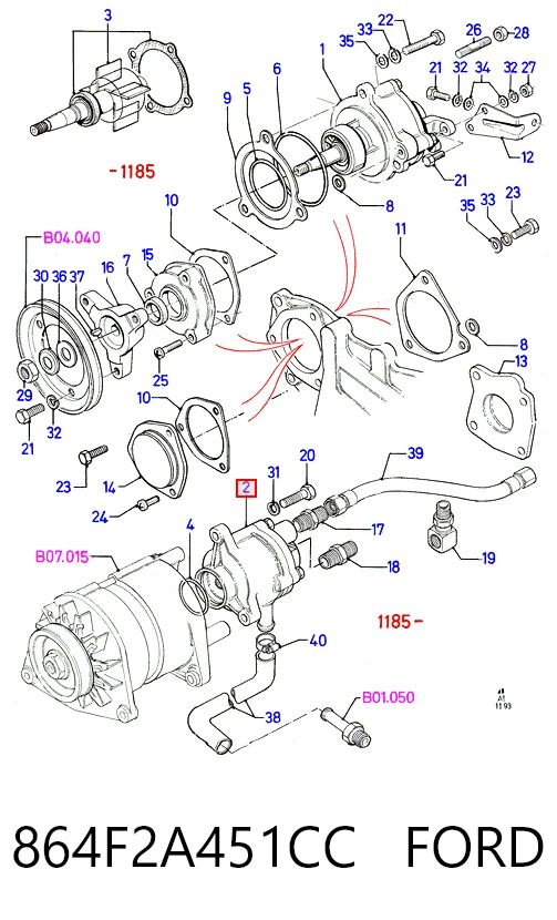  Pompa podciśnienia Ford Transit 4