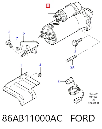 86AB11000AC Ford