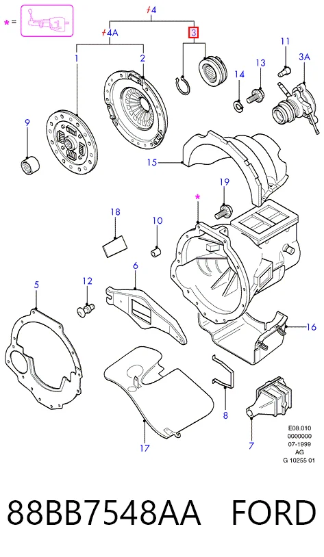 88BB7548AA Ford
