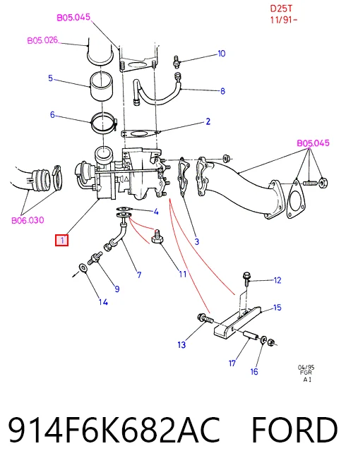 Do koszyka Turbina Ford Transit IV E