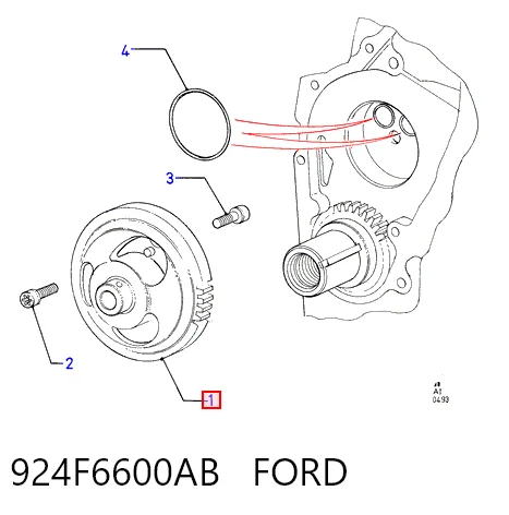 924F6600AB Ford Pompa oleju