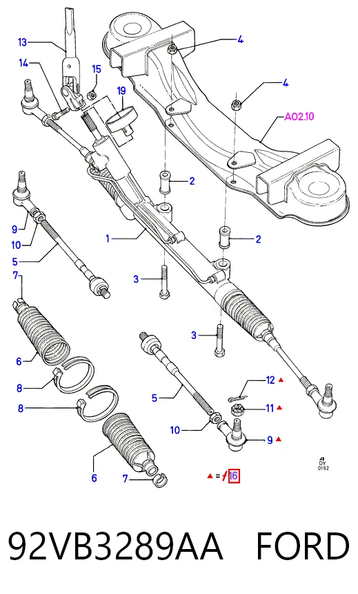 92VB3289AA Ford