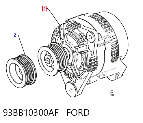 Alternator Ford Mondeo I hatchback (GBP) (1993 - 1996) cena, od 45,97 USD