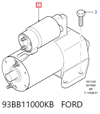 93BB11000KB Ford Rozrusznik