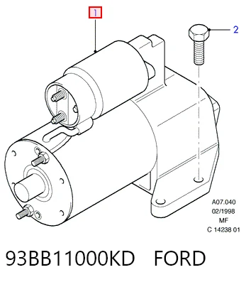 93BB11000KD Ford Rozrusznik