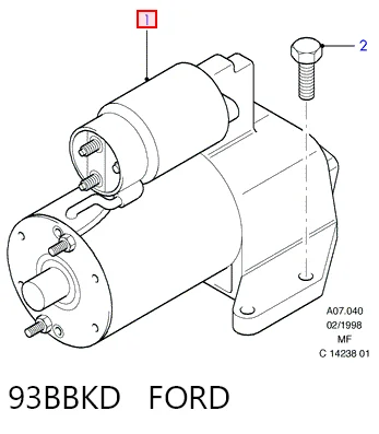 93BBKD Ford Rozrusznik