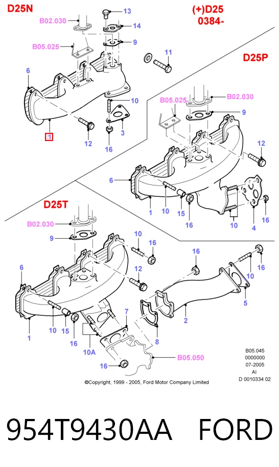 Kupić Kolektor wydechowy Ford Transit  E w dobrej cenie