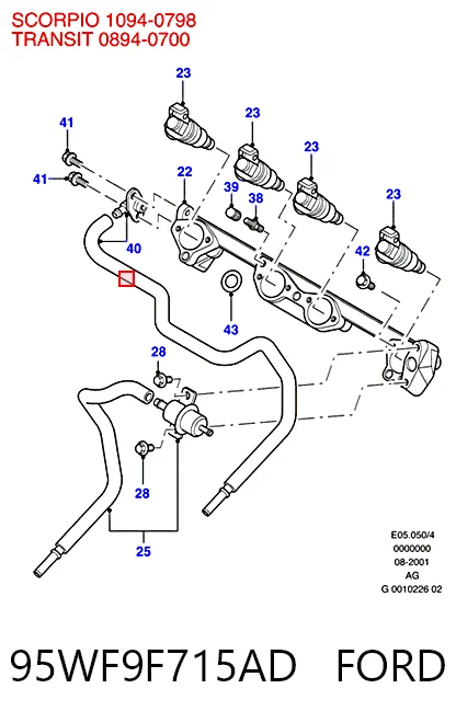 Regulator biegu jałowego Ford Transit IV awangarda (E) (1994 - 2000) cena, od 48,97 USD