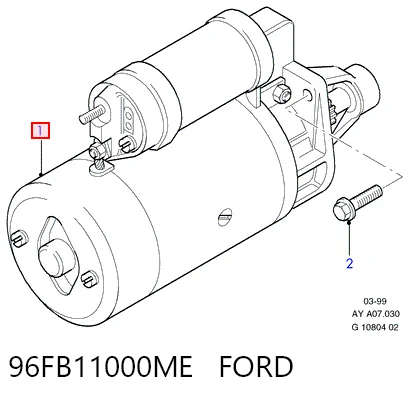96FB11000ME Ford Rozrusznik