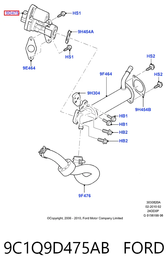9C1Q9D475AB Ford