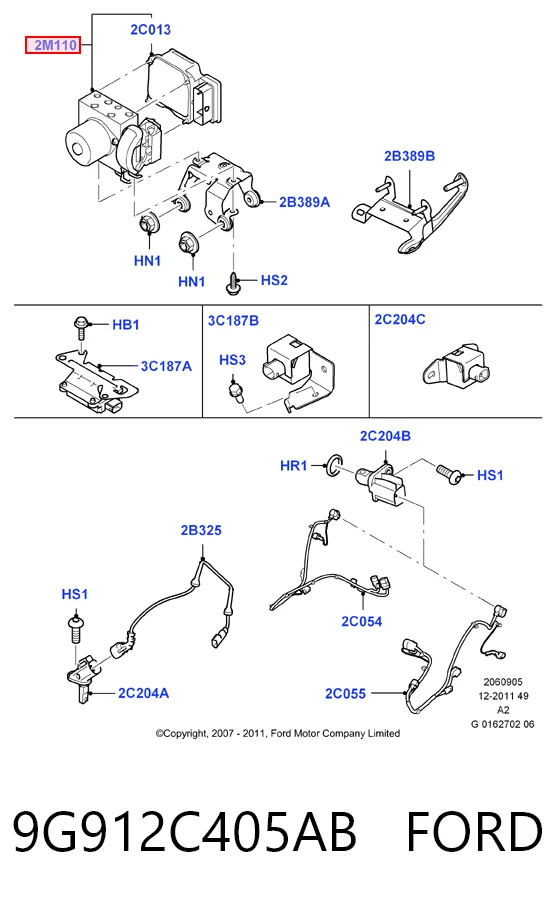 Sterownik ABS  hydrauliczny Ford Galaxy II CA1 minivan (WA6) (2006 - 2015) cena, od 82,49 USD