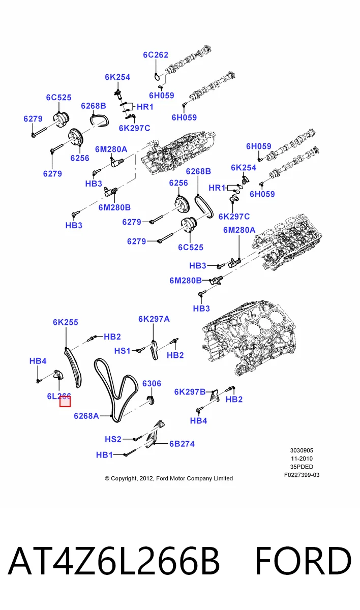 AT4Z6L266B Ford