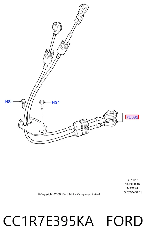 CC1R7E395KA Ford