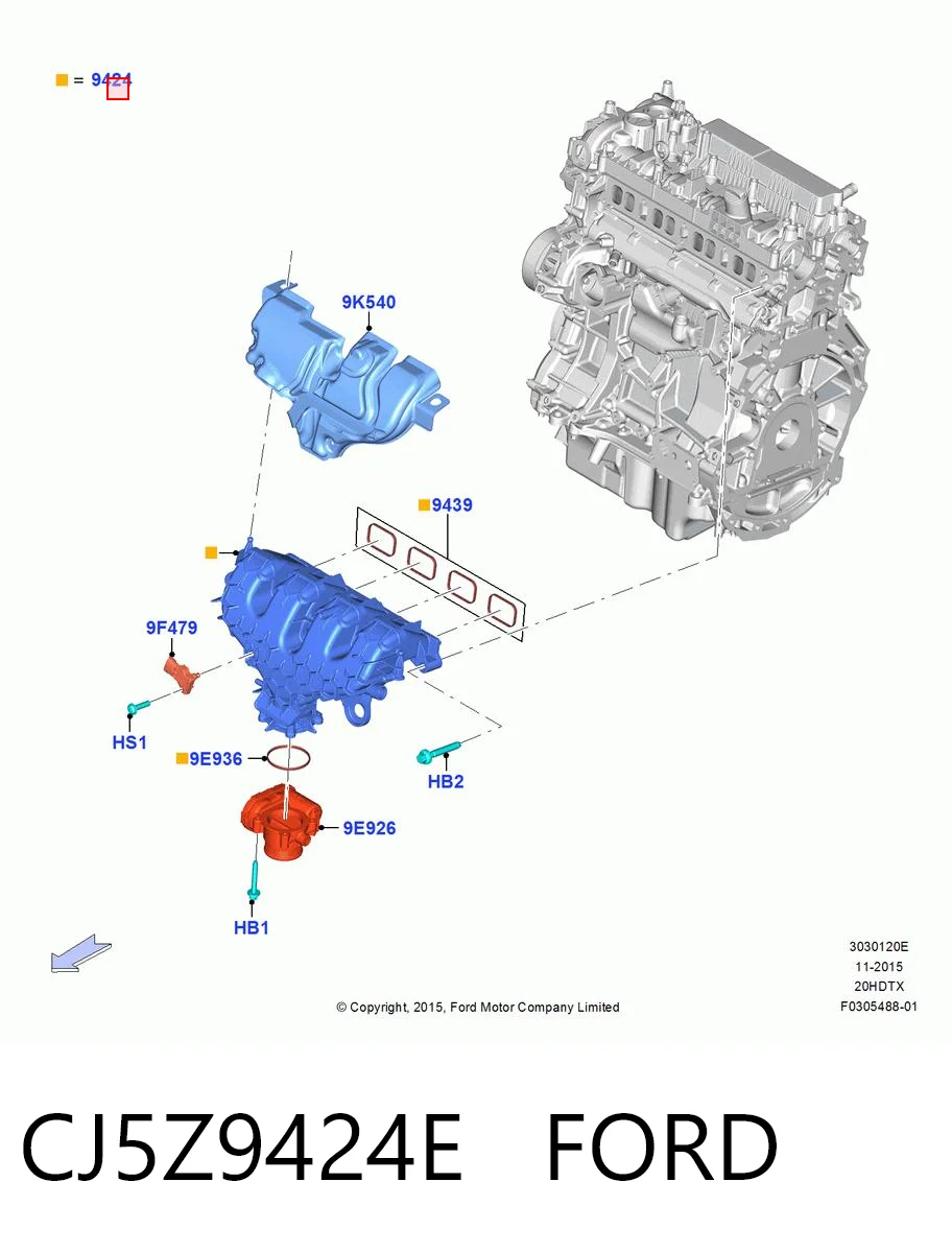 Kupić Kolektor ssący Ford Explorer U5 w dobrej cenie