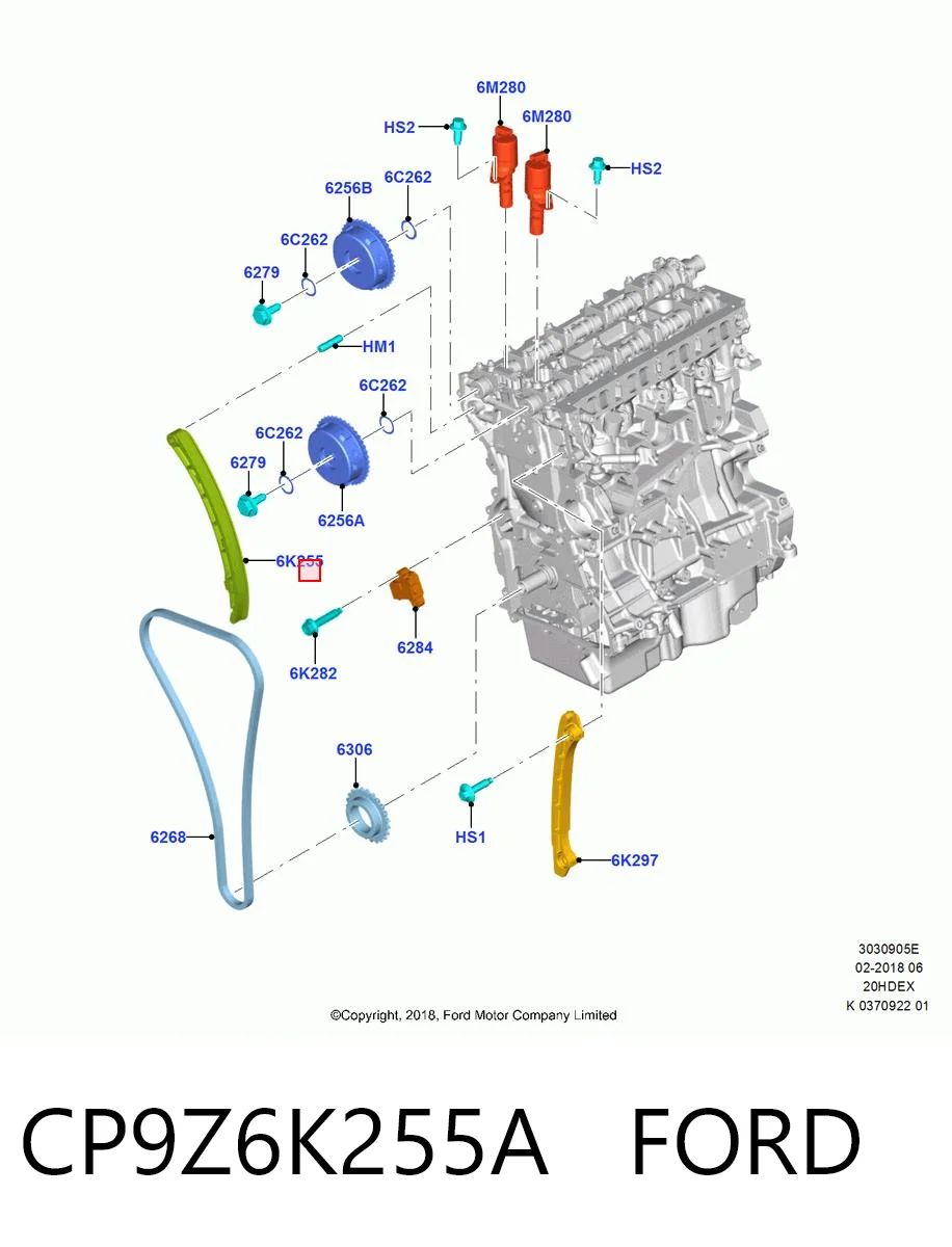 CP9Z6K255A Ford