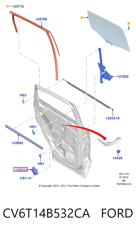 Blok komfortu do Ford Kuga II CBS