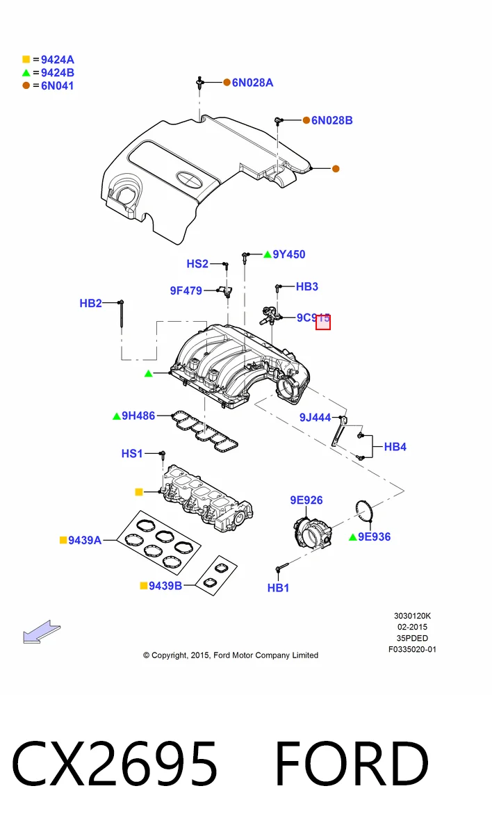Zawór odpowietrzający zbiornika paliwa do Ford Explorer U5