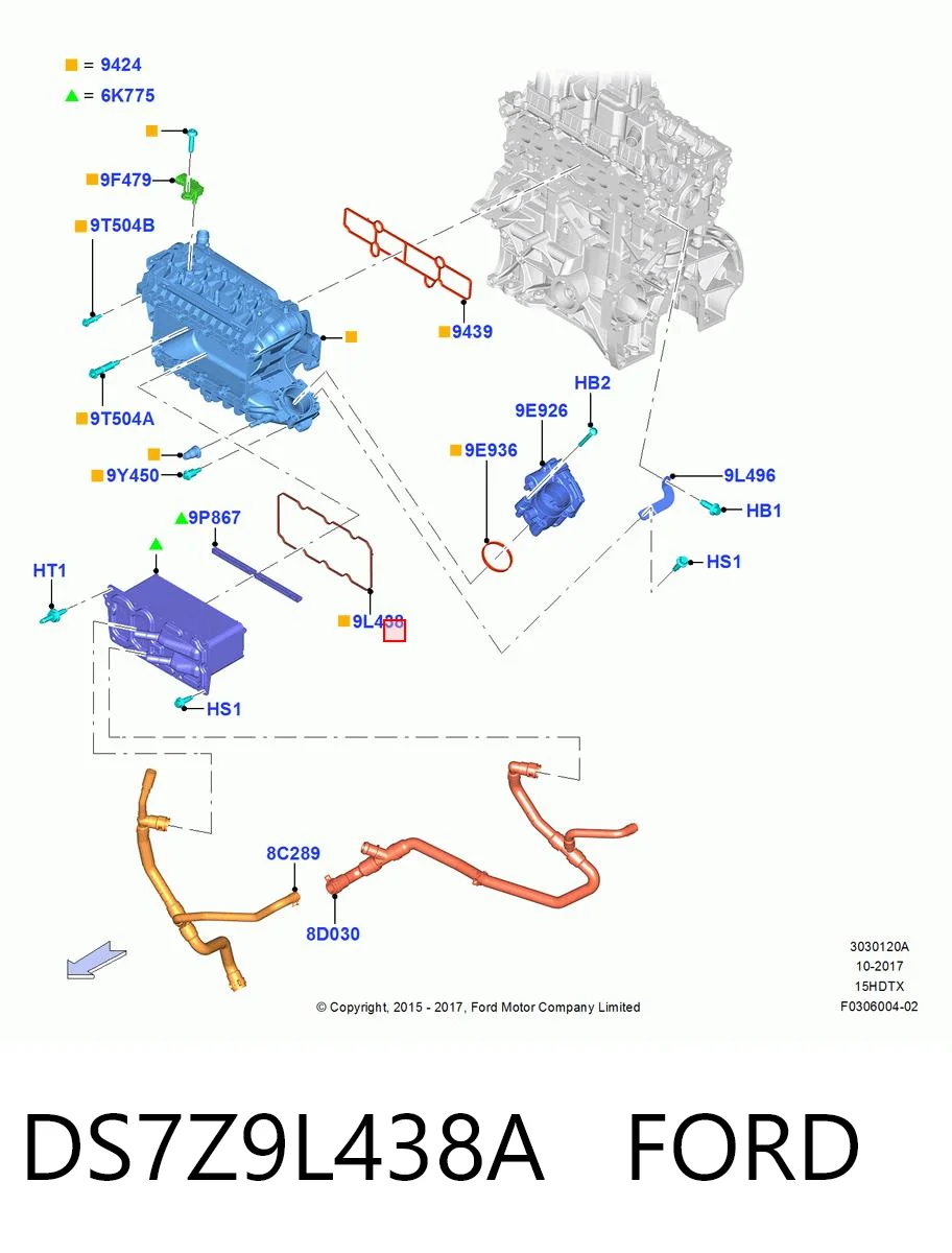 DS7Z9L438A Ford 