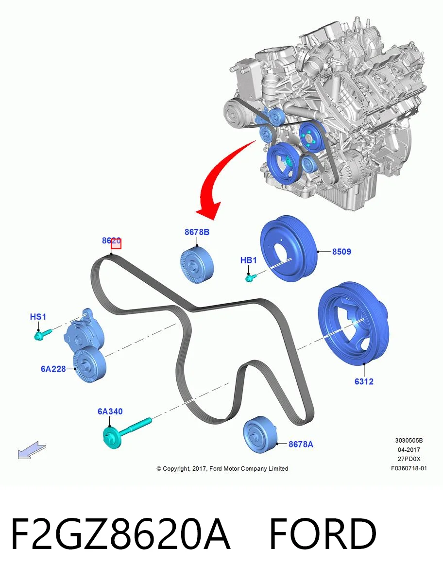 F2GZ8620A Ford