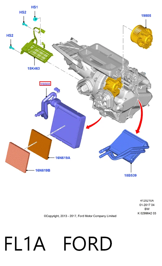 FL1A Ford Filtr oleju