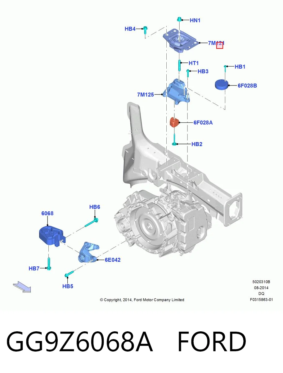 GG9Z6068A Ford