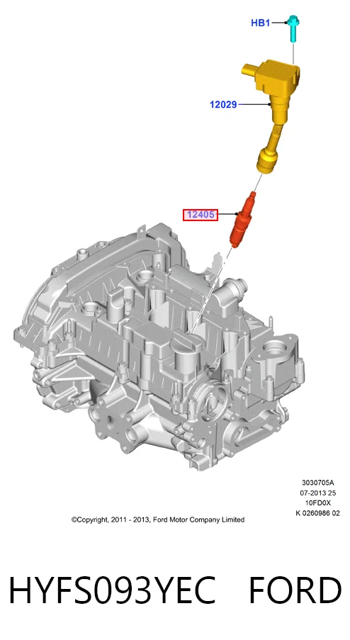 Świeca zapłonowa do Ford Focus IV HP