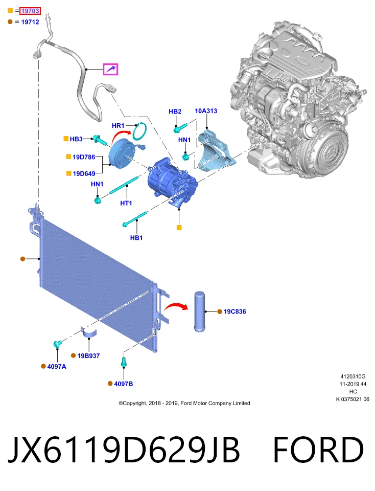  Sprężarka klimatyzacji Ford Focus 4
