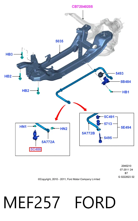MEF257 Ford