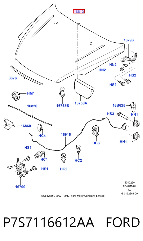 Maska silnika Ford Mondeo IV sedana (CA2) (2007 - 2014) cena, od 264,26 USD