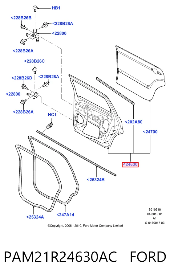 Drzwi tylne prawe do Ford S-Max  CA1