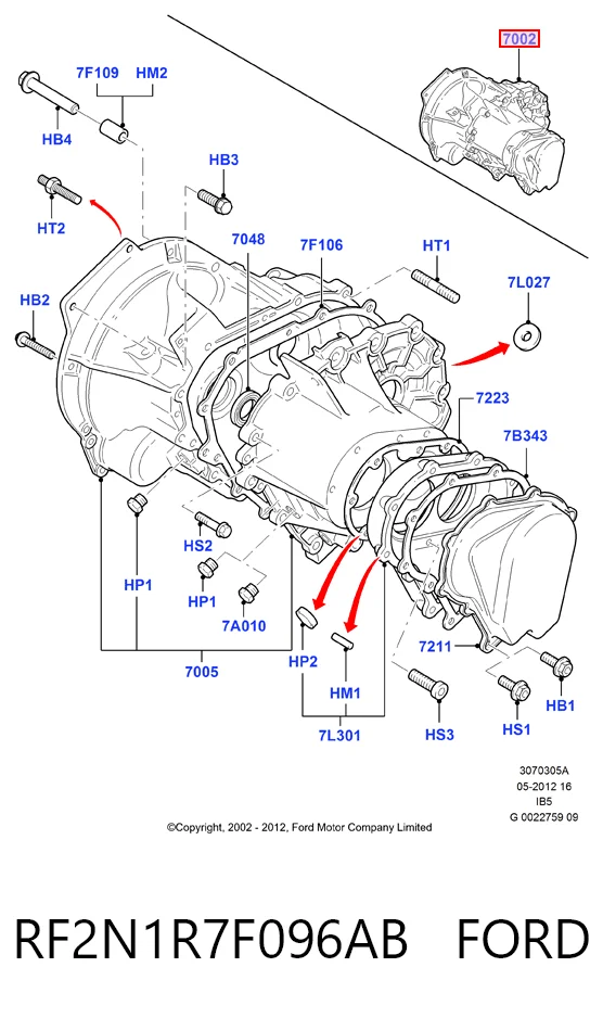  Mechaniczna skrzynia biegów w komplecie Ford Fiesta 