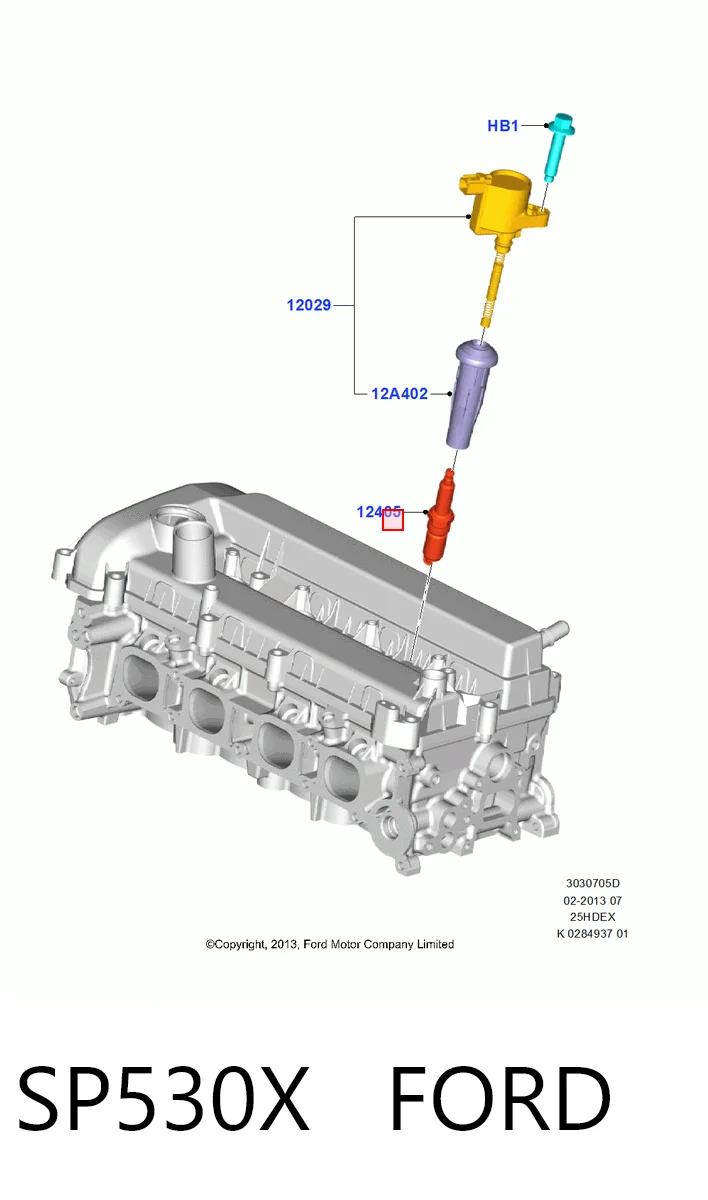 SP530X Ford Świeca zapłonowa