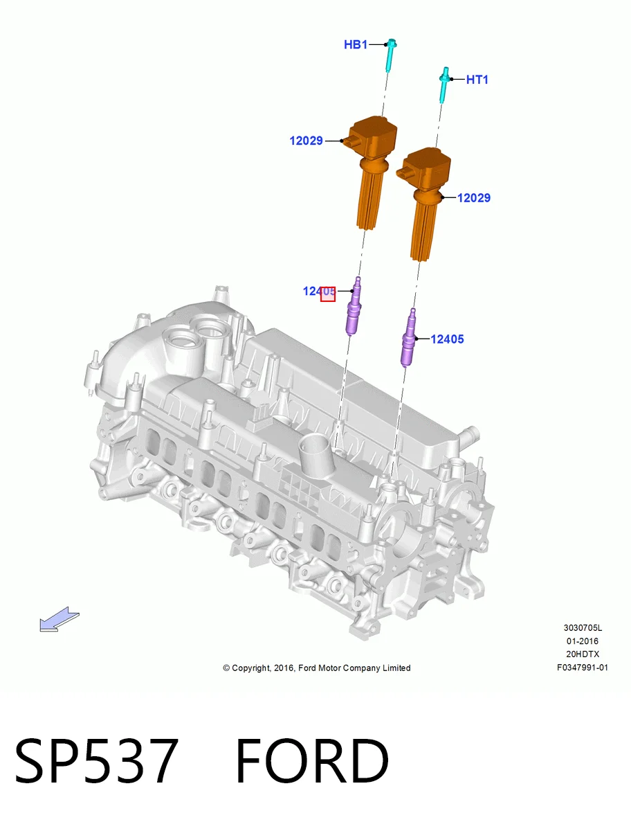 SP537 Ford Świeca zapłonowa