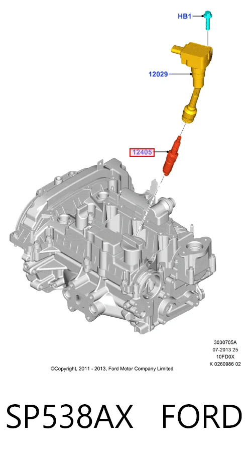 Świeca zapłonowa do Ford Focus HP