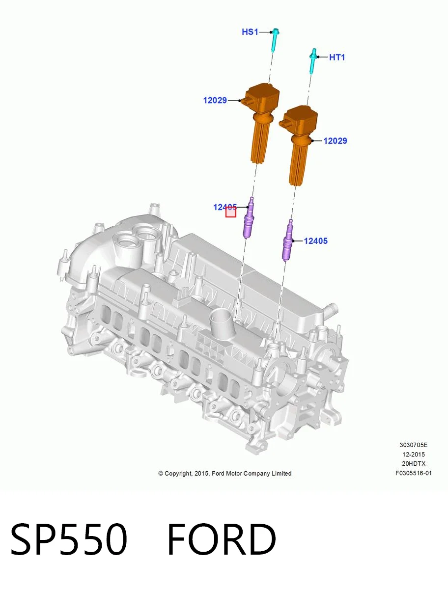 SP550 Ford Świeca zapłonowa