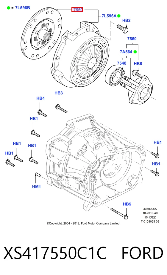 Tarcza sprzęgła do Ford Focus I DFW